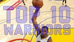 NBA – le top 10 des Warriors cette saison