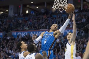 NBA – Top 10 de la nuit : Russell Westbrook met en feu la Chesapeake Arena !