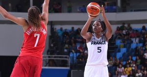 EDF Basket (F) : « Je ne serai jamais Céline Dumerc » Endy Miyem nouvelle capitaine des Bleues