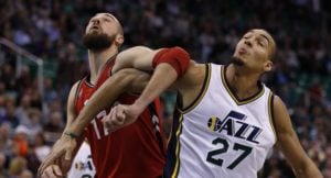 NBA – Les Français de la nuit : Gros double-double de Rudy Gobert à Toronto, Nicolas Batum se balade contre les Hawks !