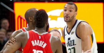 NBA – Grosse tension entre James Harden et Rudy Gobert à Utah