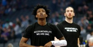 NBA – Le message fort des Kings et des Celtics contre les violences policières