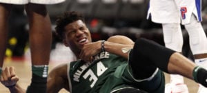 NBA – Giannis Antetokounmpo touché à l’œil