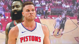 NBA – Vidéo : Blake Griffin a-t-il voulu faire une Zaza Pachulia à James Harden sur cette action ?