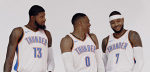 NBA – Westbrook revient sur ses relations avec Carmelo Anthony et Paul George