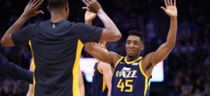 NBA – Donovan Mitchell est le premier rookie à mener une équipe de playoffs au scoring depuis Carmelo Anthony