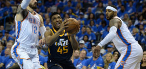 NBA – Donovan Mitchell souffre d’une contusion, incertain pour le prochain match