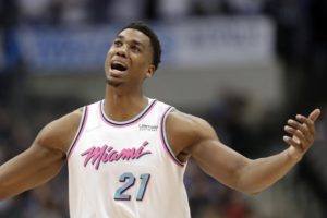 NBA – Hassan Whiteside sanctionné d’une amende par le Heat