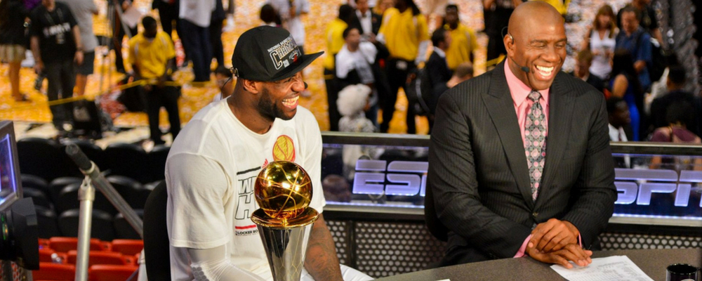 Magic Johnson : "LeBron est spécial, c'est le meilleur joueur du monde"