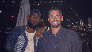 Insolite – Les retrouvailles de LeBron James et Kevin Love à… Brooklyn