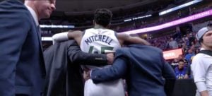 NBA – Belle frayeur pour Donovan Mitchell