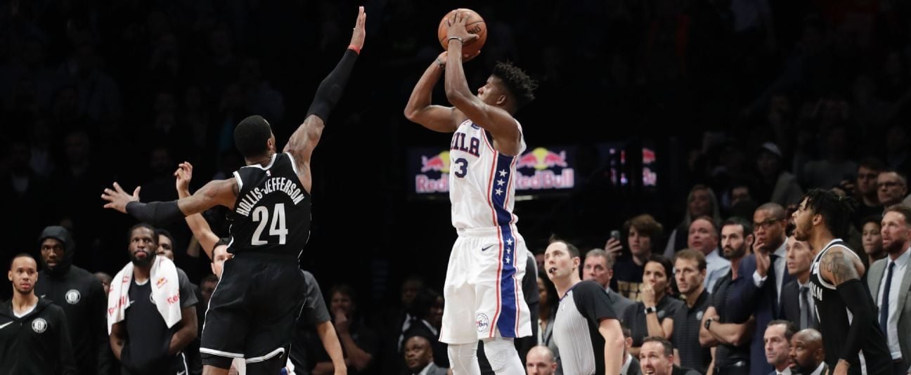 Avec un trois points ultra clutch, Jimmy Butler arrache la victoire dans les dernières secondes à Brooklyn