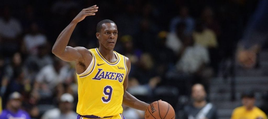 Rajon Rondo sous le maillot des Lakers