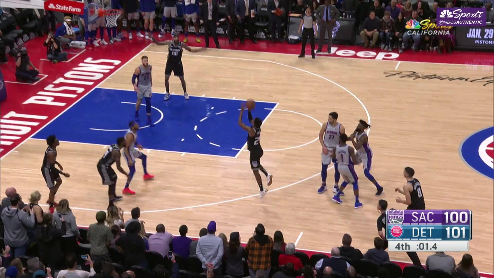 La NBA a validé le buzzer-beater de Buddy Hield contre les Pistons