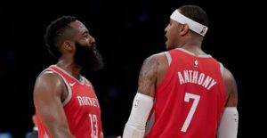 NBA – Pour James Harden, Carmelo mérite encore une chance