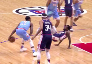 NBA – Patrick Beverley réagit à son flopping