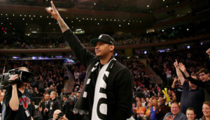 NBA – L’ovation du Madison Square Garden pour Carmelo Anthony