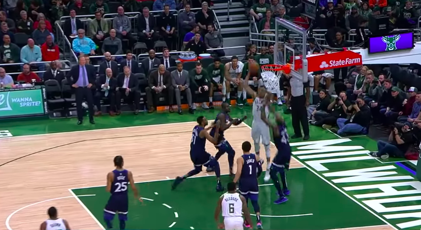 Giannis Antetoukounmpo Anthony Tolliver