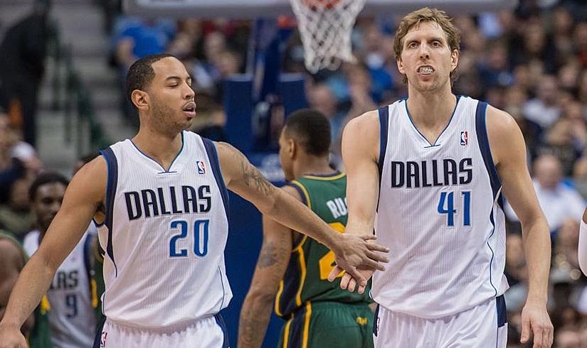 dirk nowitzki devin harris