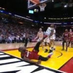 NBA – La très mauvaise chute de Dwyane Wade