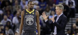 NBA – Steve Kerr challenge ses joueurs à remplacer Kevin Durant