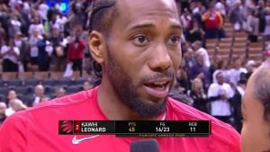 NBA – La drôle d’interview express de Kawhi Leonard