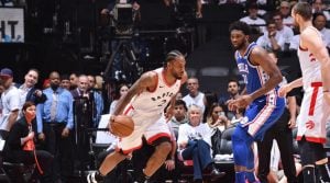 NBA – Kawhi Leonard écrase les Sixers dans ce Game 1