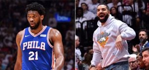 NBA – Drake ridiculise Joel Embiid en plein match