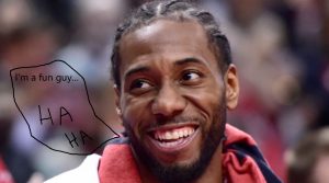 NBA – Kawhi fait encore des siennes en conférence de presse