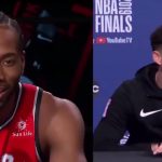 NBA – Klay Thompson sort le rire de Kawhi Leonard