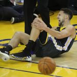 NBA – La réaction pleine d’inquiétude de Klay Thompson après sa blessure