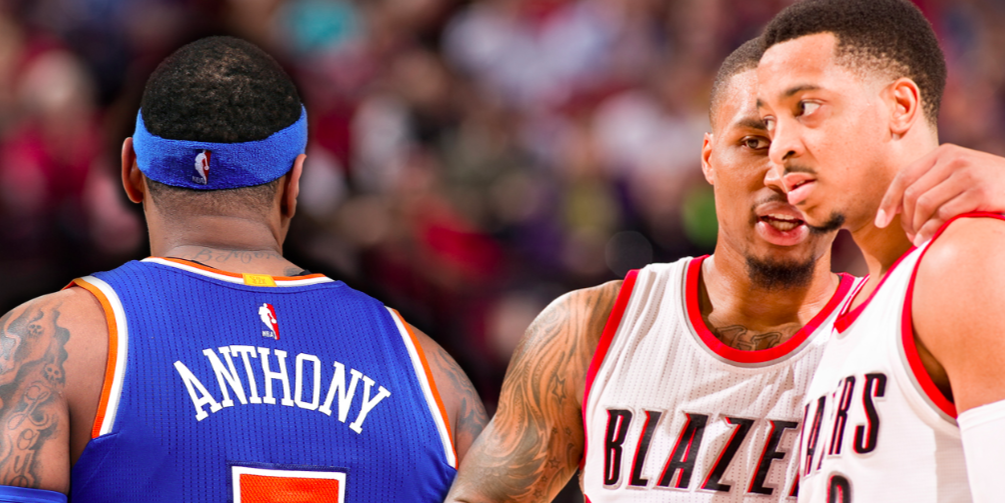 Damian Lillard Carmelo Anthony