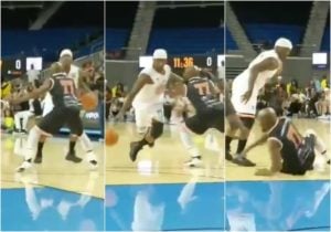 NBA – Floyd Mayweather salement crossé dans un match de gala