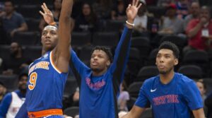 NBA – L’invité spécial à l’entraînement des Knicks