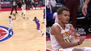 NBA – Trae Young prend feu et cartonne face aux Pistons