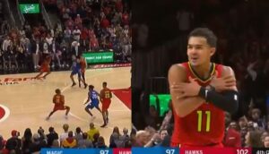 NBA – Clutch, Trae Young scelle la victoire des Hawks avec un énorme 3 points