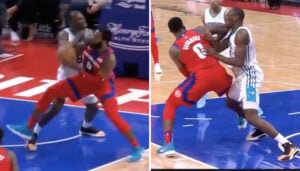 NBA – La violente faute d’Andre Drummond sur Bismack Biyombo