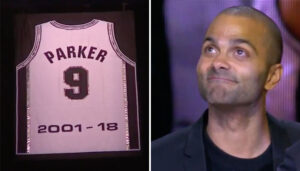 NBA – Le maillot de Tony Parker officiellement retiré, dans une grande émotion