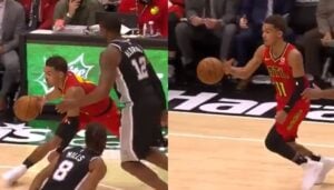 NBA – Un cross et une jolie passe : Trae Young est bien de retour