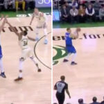 NBA – Porzingis prend feu depuis le parking et fait tomber les Bucks !