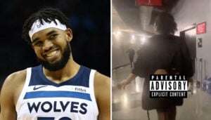 NBA – Lizzo débarque au Staples en string et drague Karl-Anthony Towns