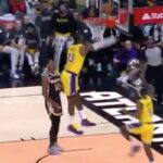 NBA – Quand LeBron essaie de contrer… Rajon Rondo en plein match !