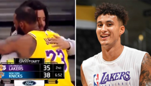 NBA – Trois invités de taille pour voir le match de LeBron James…. et Kyle Kuzma