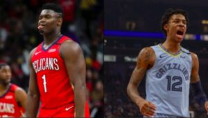 NBA – Ja Morant réagit au match fracassant de Zion Williamson