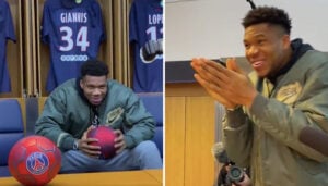 NBA – Le PSG offre des maillots customisés aux Bucks, Giannis euphorique