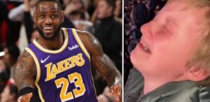 NBA – L’incroyable réaction d’un enfant en voyant LeBron James