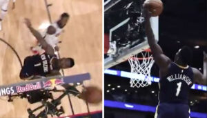 NBA – Zion Williamson réussit un alley-oop impensable !