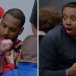 NBA – L’hilarante réaction d’un jeune fan de Carmelo, choqué