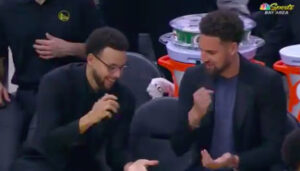 NBA – Quand Klay Thompson et Steph Curry font un pierre-papier-ciseaux pour se départager