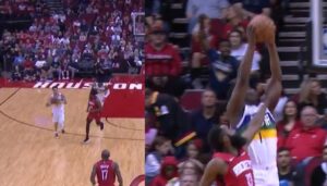 NBA – Zion écrase un alley-oop tout terrain de Lonzo sur Harden !